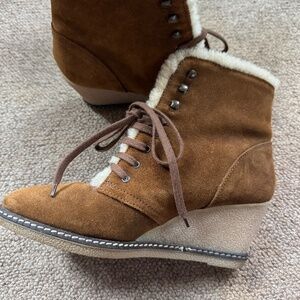 Macalister Shearling Wedge Boots